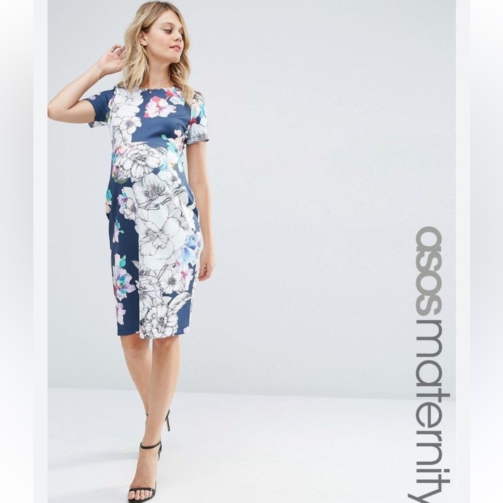 Scuba maternity dress